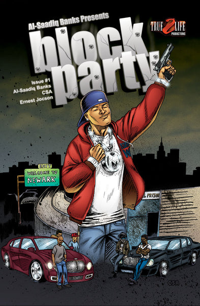 24-PAGE SIGNED COMIC BOOK BLOCK PARTY: ISSUE ZERO – PILOT EPISODE THE FIRST VISUAL CHAPTER